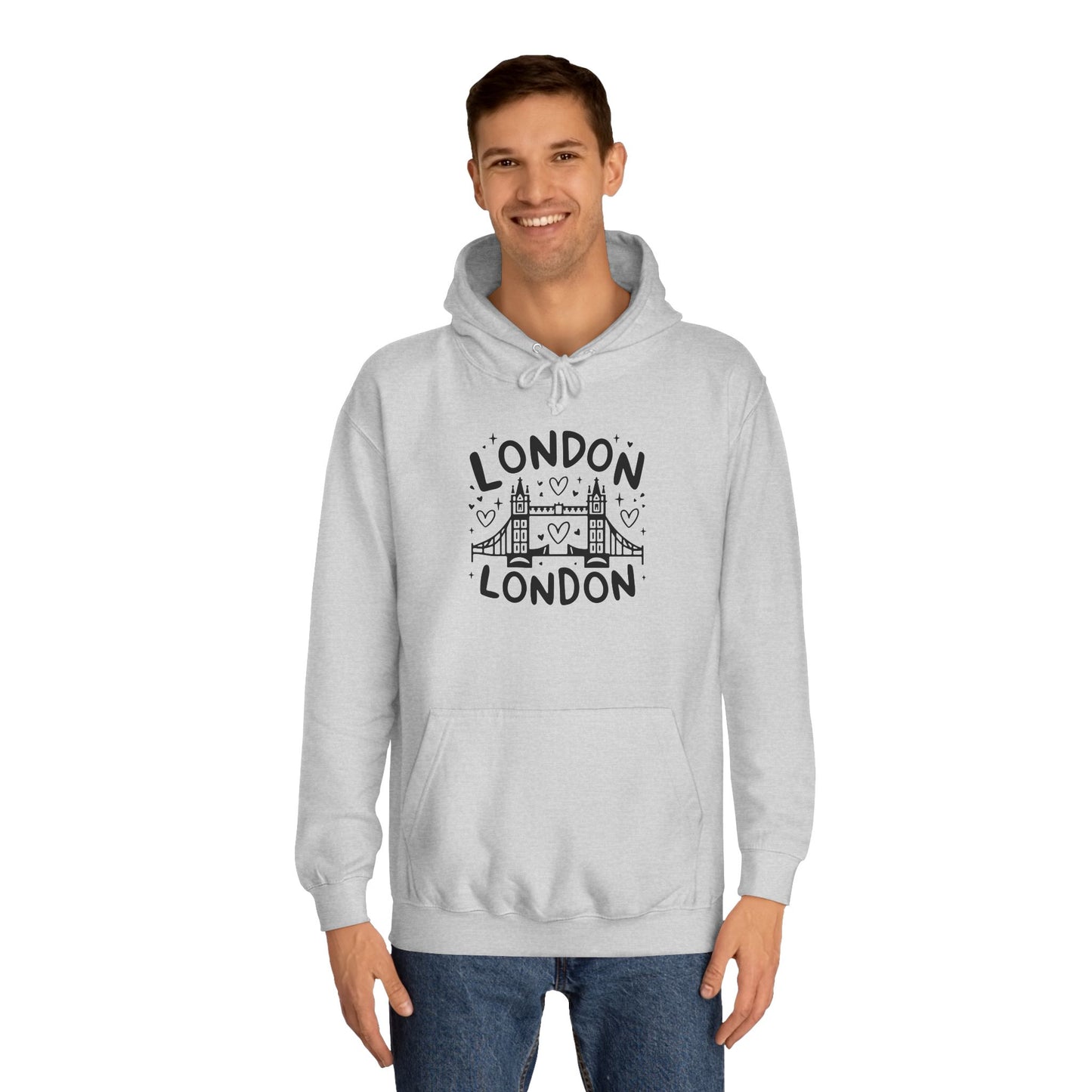Unisex College Hoodie - Adorable London