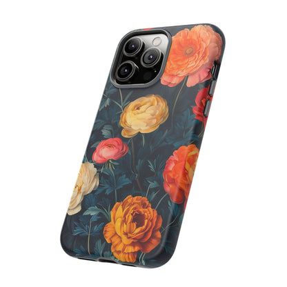 Floral Phone Case, Tough Cases for Phone Protection, Gift for Flower Lovers, Floral Designs, Spring Decor