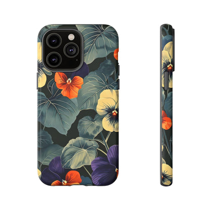 Tough Cases Floral iPhone Case, Tough Phone Cover, Stylish Floral Design, Gift for Her, Summer Vibe, Durable Protective Case