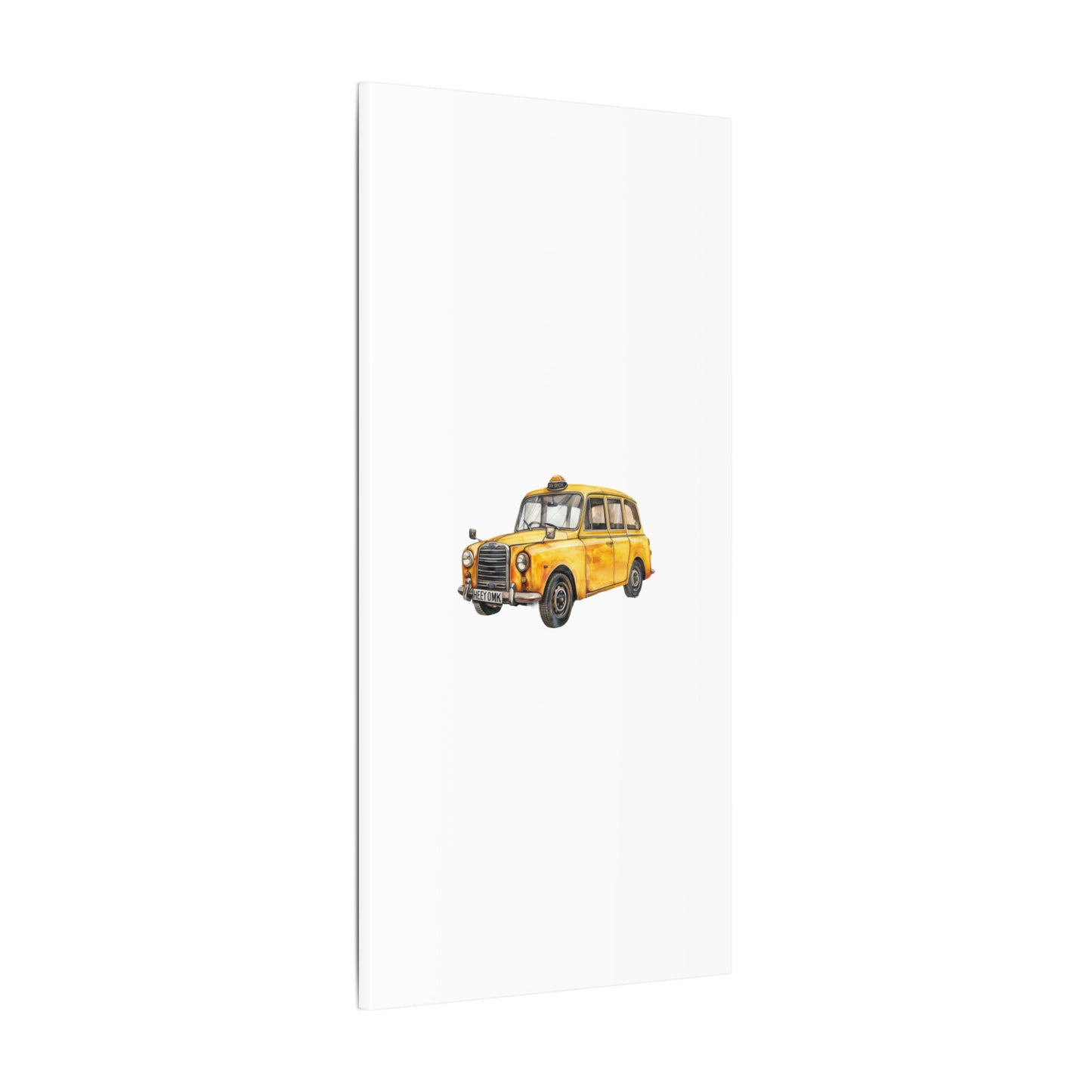 Vintage Taxi Matte Canvas, Stretched, 0.75" (Multi-Size)