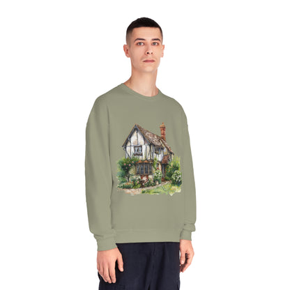 Unisex NuBlend® Crewneck Sweatshirt - British Historic House Classic Architectural Elegance