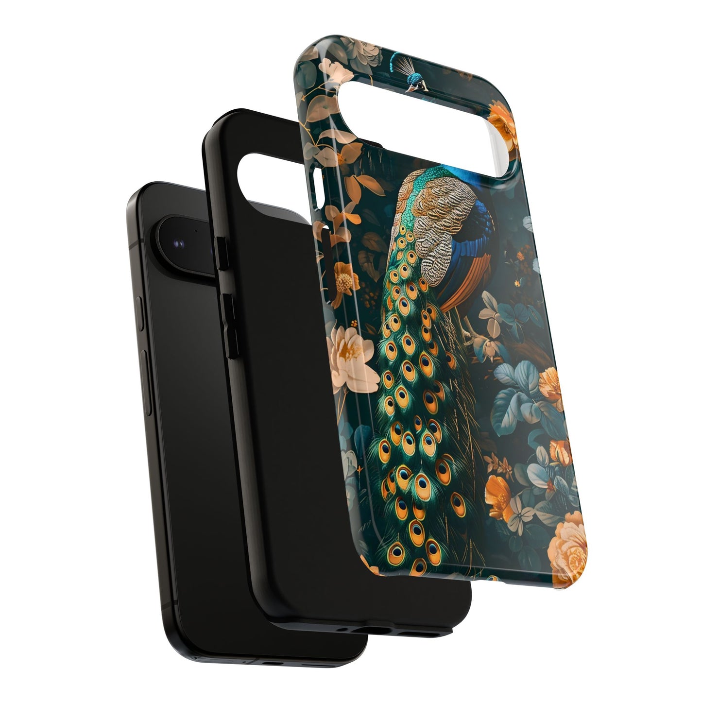 Peacock Phone Case - Elegant Floral Design, Tough Case for Protection, Unique Gift for Nature Lovers, Stylish Accessory, Eco-Friendly