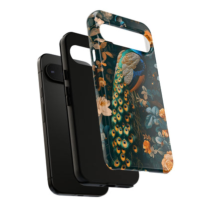 Peacock Phone Case - Elegant Floral Design, Tough Case for Protection, Unique Gift for Nature Lovers, Stylish Accessory, Eco-Friendly