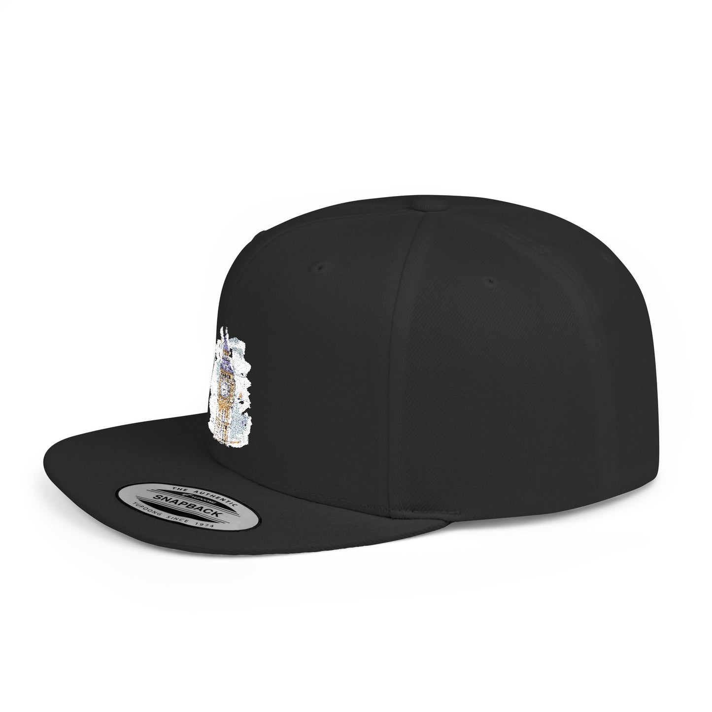 London's Famous Beautiful Clock Vintge Tower - Flat Bill Snapback
