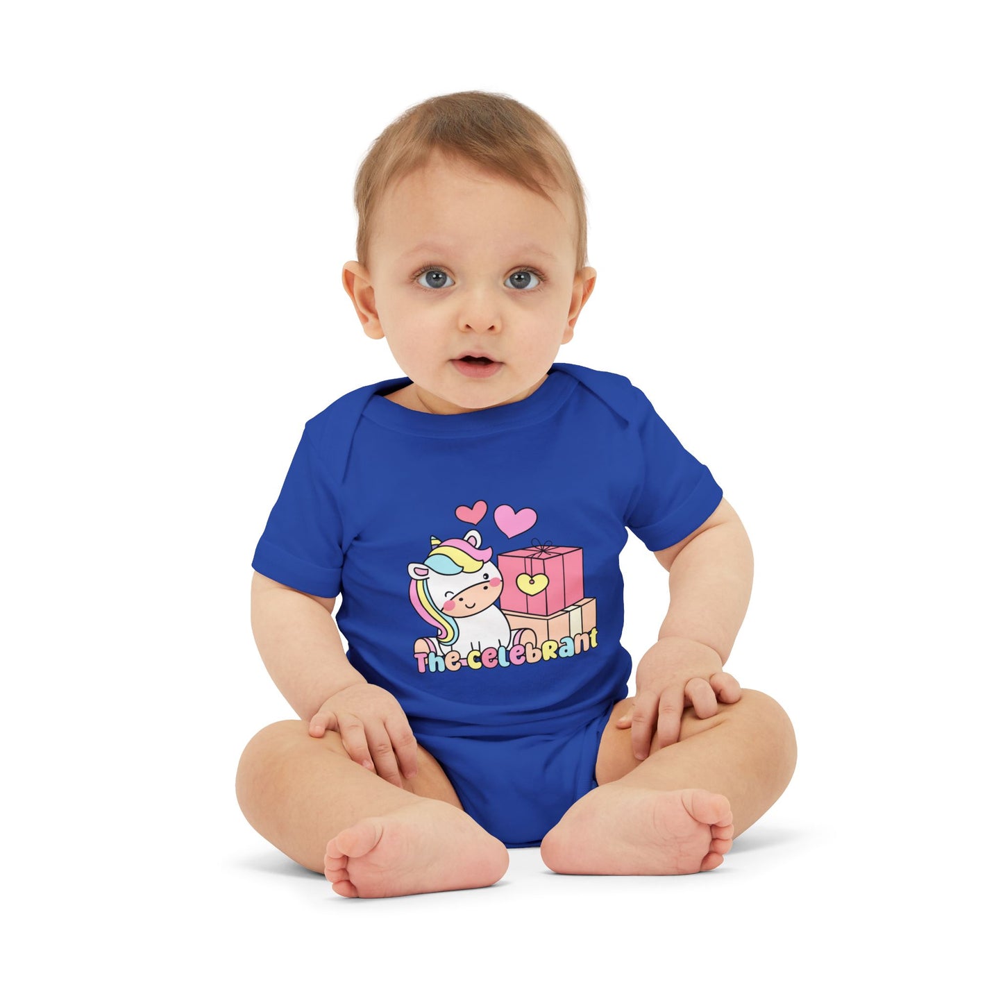 Unicorn Celebration Infant One Piece - Cute Baby Bodysuit with Gifts Design