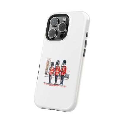 Stylish Magnetic Phone Case with Guards Design, Fun Phone Cover, Unique Gifts for Tech Lovers, Elegant Protection for All Phones