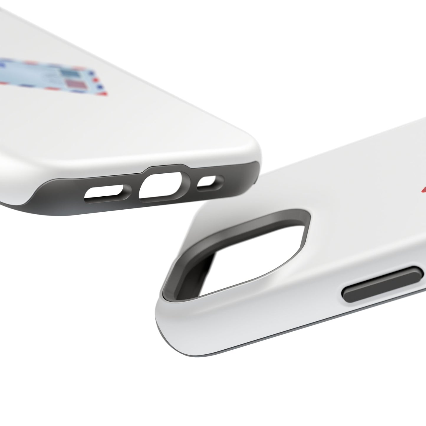 Air Mail Design Magnetic Phone Cases, Custom Phone Cover, Unique Gift for Travelers, Stylish Accessories for Holidays, Fun Phone Cases