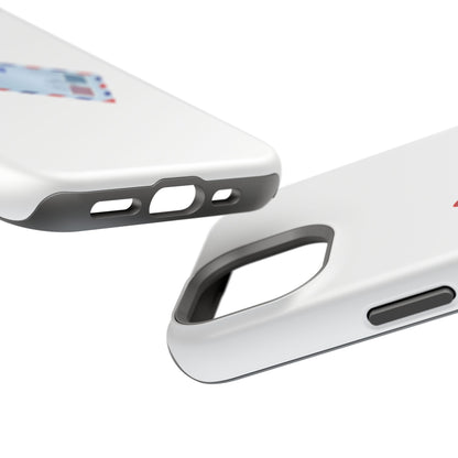 Air Mail Design Magnetic Phone Cases, Custom Phone Cover, Unique Gift for Travelers, Stylish Accessories for Holidays, Fun Phone Cases