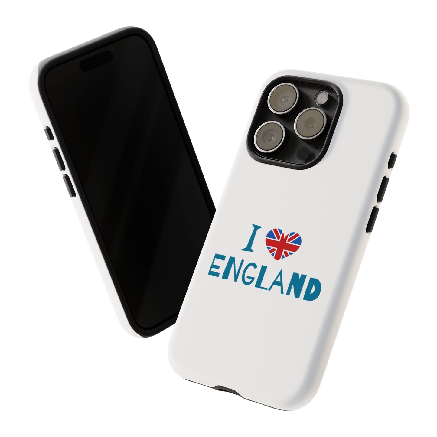 I Love England Phone Case - Stylish Tough Cases for UK Enthusiasts