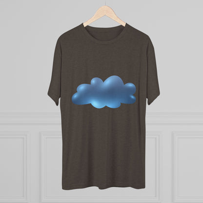 Serene Cloudscape - Dreamy Cloud Classy Unisex Tri-Blend Crew Tee
