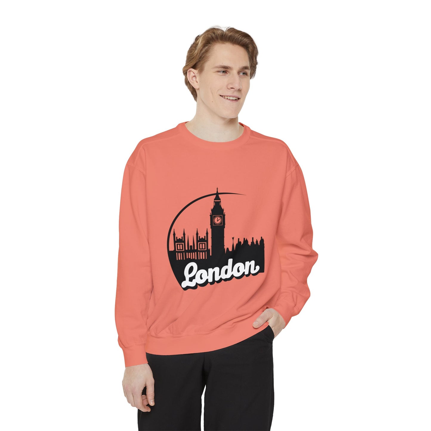Unisex Garment-Dyed Sweatshirt Elegant - Lovely London