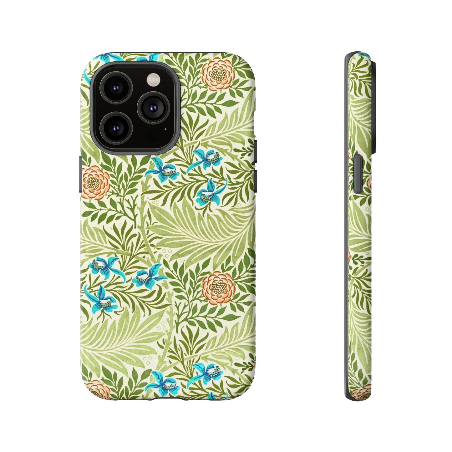 Tough Cases Phone Case, Botanical Print Phone Cover, Floral Smartphone Accessory, Nature-Inspired Tech Gear, Gift for Plant Lovers