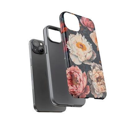 Floral Phone Case, Tough Phone Cover, Flower Design, Unique Gift for Her, Trendy Accessory, Spring Decor