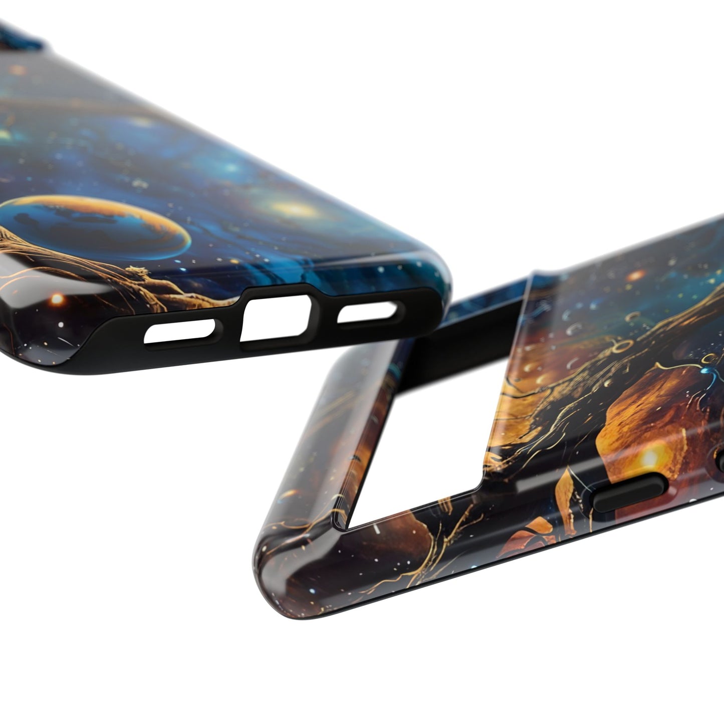 Galaxy-Themed Phone Case, Astronaut Gift, Space Lover Accessory, Unique Phone Cover, Cosmic Art Case