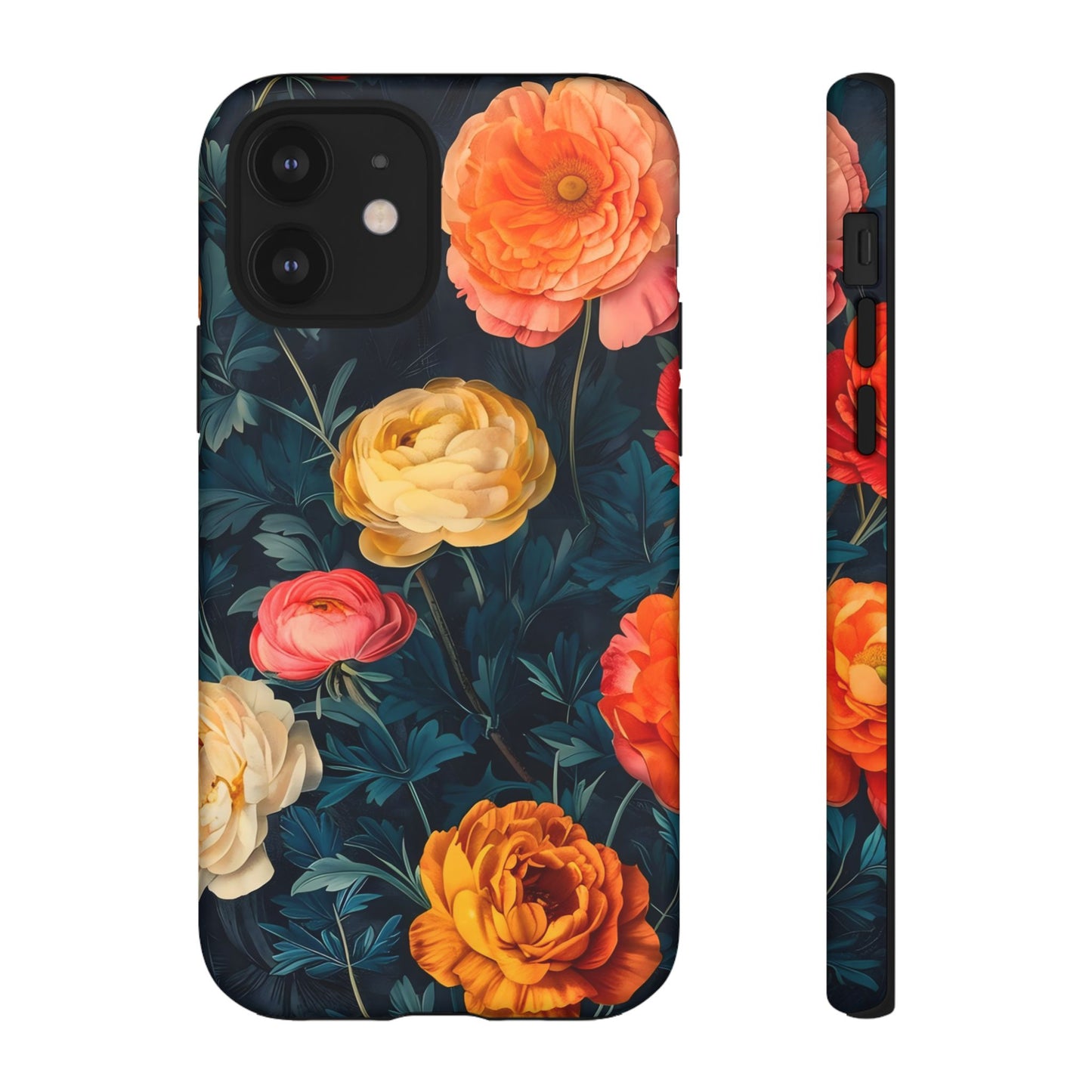 Floral Phone Case - Tough Cases, Stylish Protection, Gift for Flower Lovers, Customizable Cover, Floral Design Mobile Accessory