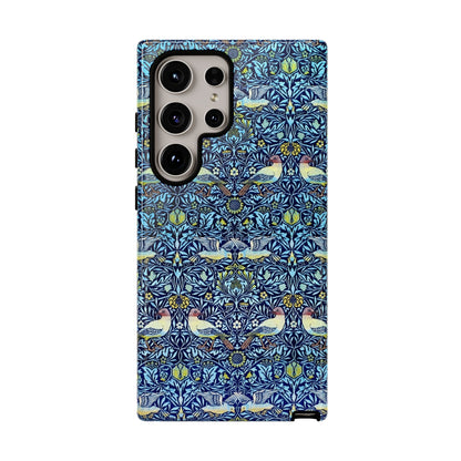 Bird and Floral Pattern Phone Case, Tough Cases, Gift for Nature Lovers, Eco-friendly, Custom Phone Accessories, All-Occasion