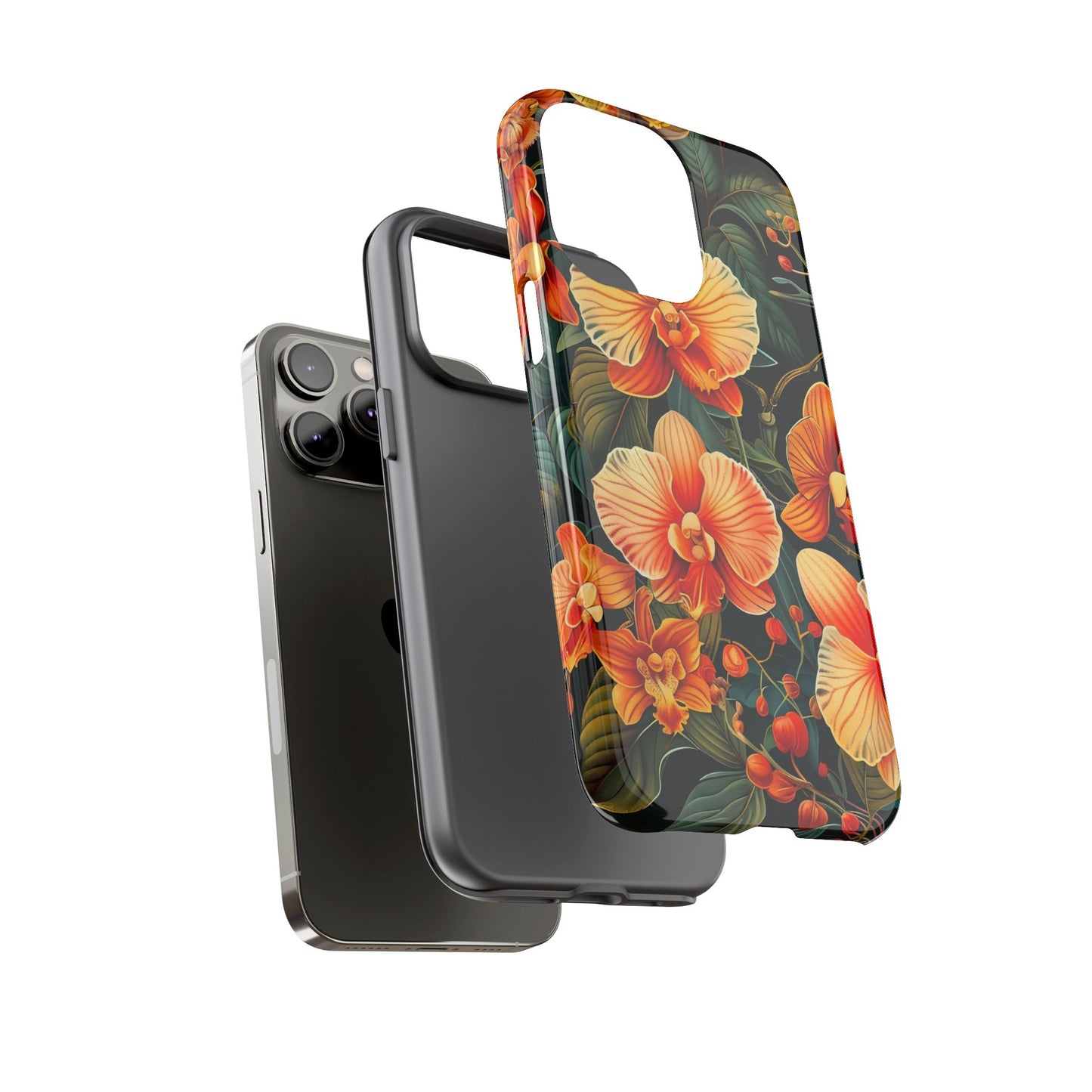 Floral Phone Case - Tough Cases, Protective Cover, Gift for Her, Smartphone Accessory, Floral Design, Nature-Inspired