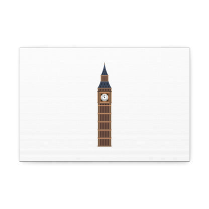 Big Ben Canvas Wall Art, Modern Home Decor, London Decor, Gift for Travel Lovers, Office Wall Art, Minimalist Art Print