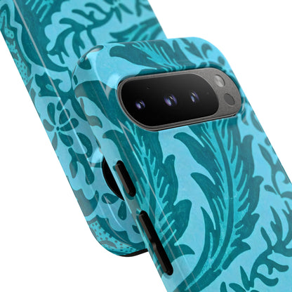 Protective Phone Case with Elegant Teal Design, Tough Cases, Floral Phone Cover, Stylish Smartphone Protection, Gifts for Her, Trendy [...]