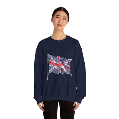 Unisex Heavy Blend™ Crewneck Sweatshirt - Emblem of Unity - The British Flag