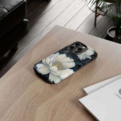 Elegant Floral Phone Case, Floral iPhone Cover, Flower Art Phone Case, Eco-Friendly Mobile Protection, Tough & Stylish Phone Case