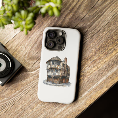 Artistic Phone Case - Tough Cases with Historic Building Design