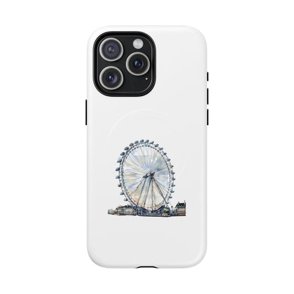 Funky Ferris Wheel Magnetic Case | Tough iPhone Cover, Customized Phone Case, Unique Gift, Festival Accessory, Durable Phone Protection