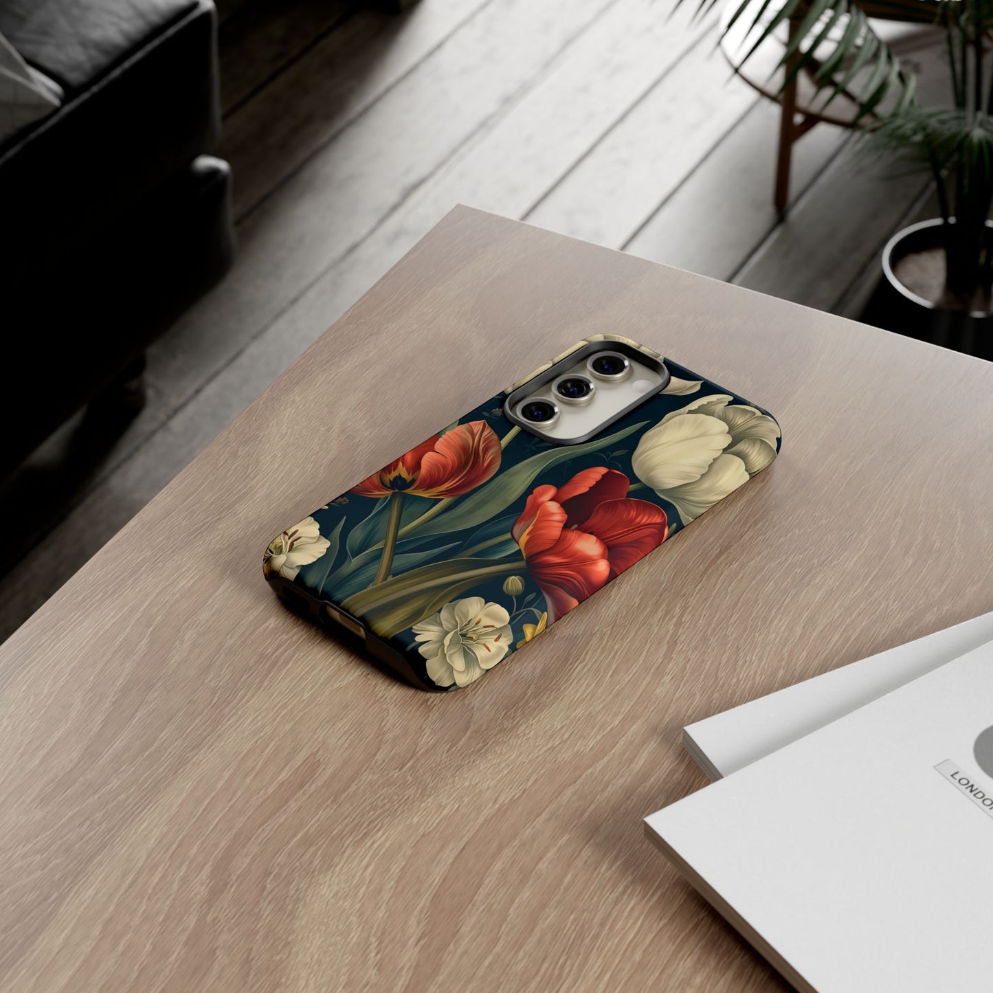 White Flower Tough Cases