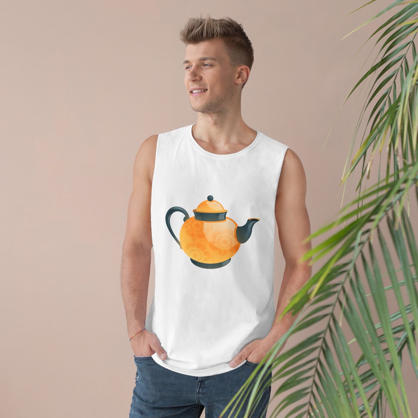 Unisex Barnard Tank - Classic British Tea Kettle - Timeless Elegance in Tea Time
