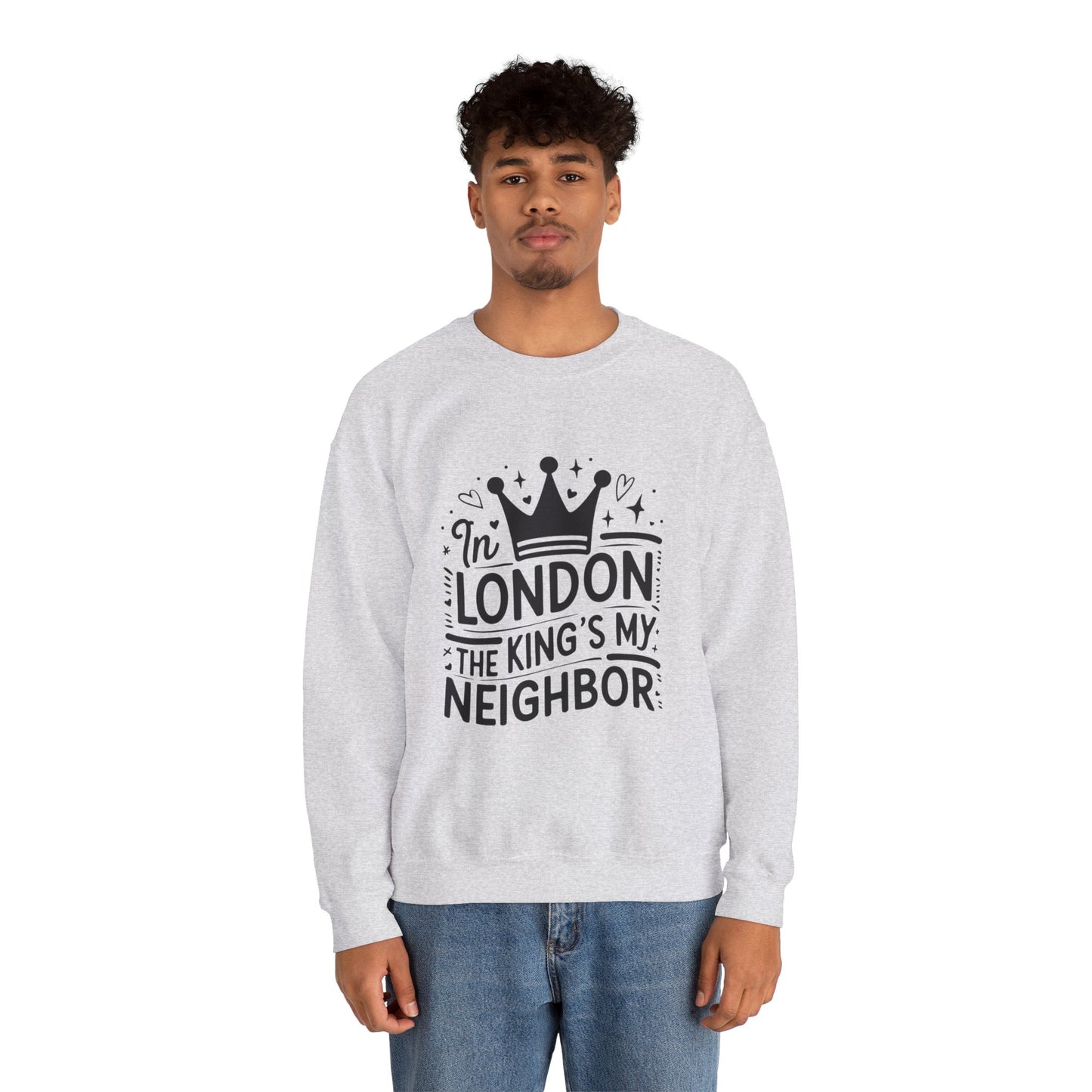Unisex Heavy Blend™ Crewneck Sweatshirt Breathable - King's Neighbouring in London