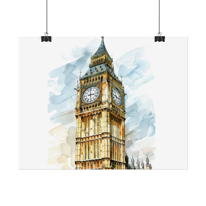 London Tower Rolled Posters