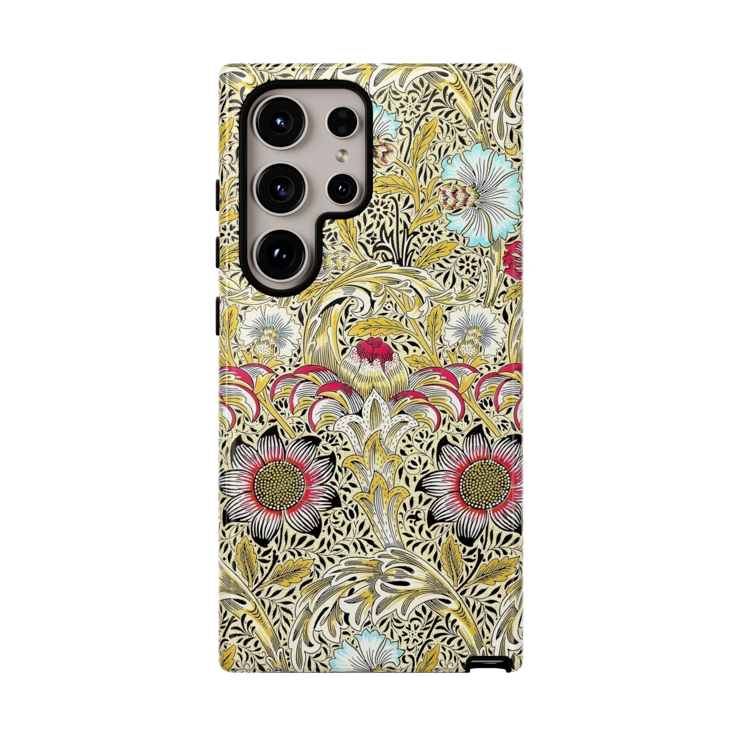 Floral Phone Case - Tough Cases, Floral Design, Stylish, Protective, Unique Gift for Her, Phone Accessories