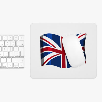 British Flag Mouse Pad - Computer Accessories, Office Decor, Gifts for UK Lovers, Gamer Desk Setup, Workstation Essentials