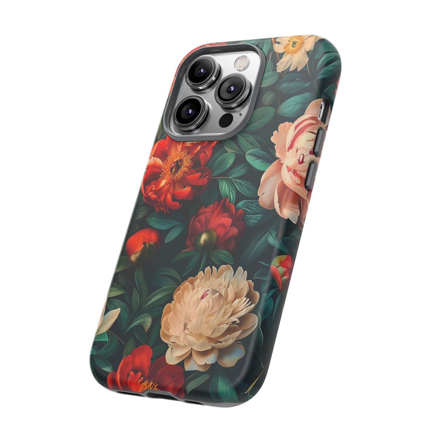 Floral Phone Case - Tough Cases, Vibrant Protection, Gift for Her, Cute Floral Design, Trendy Accessory, Perfect for Spring