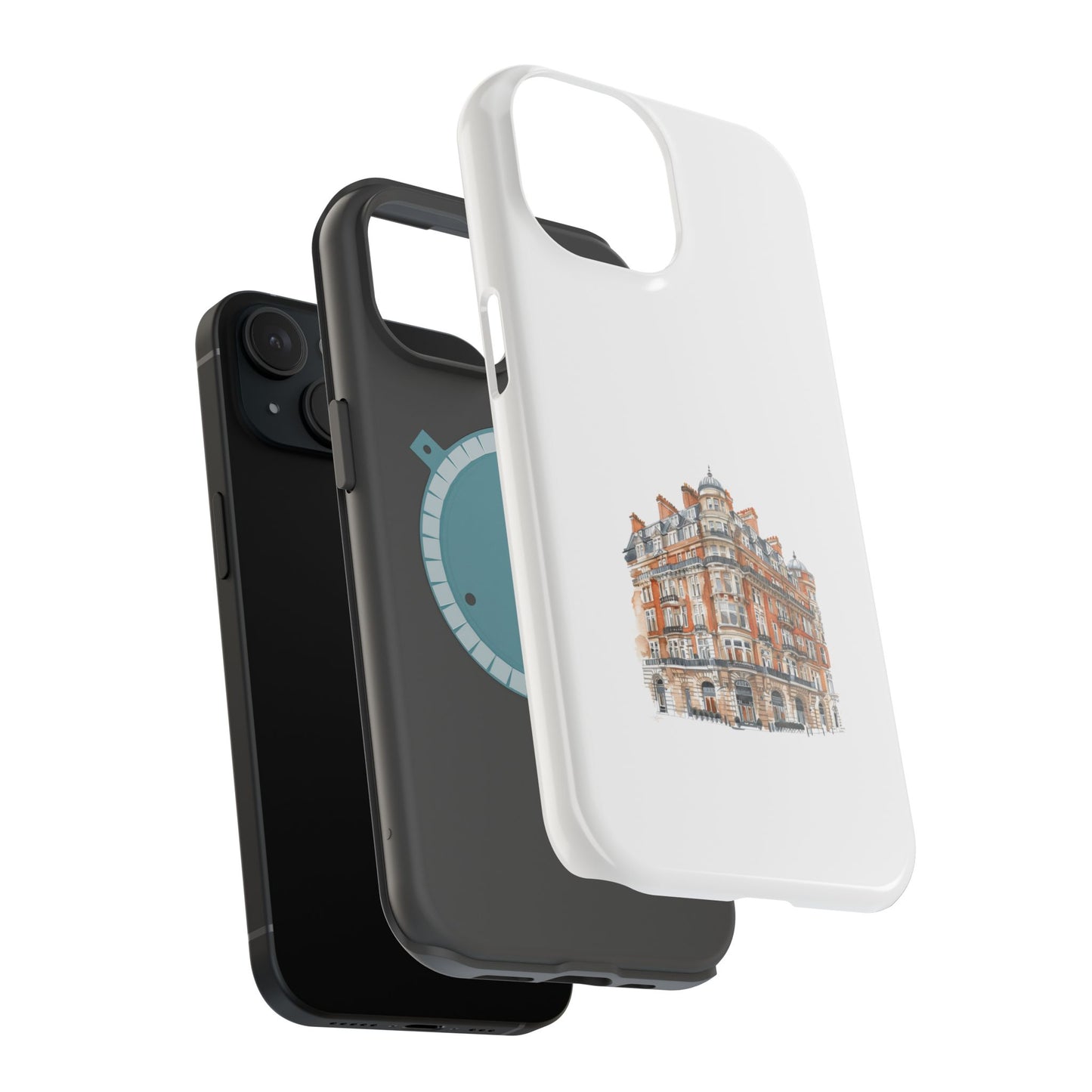 Stylish Magnetic Phone Cases, Unique Design, Urban Art, Customizable Accessories, Great Gift for Phone Lovers