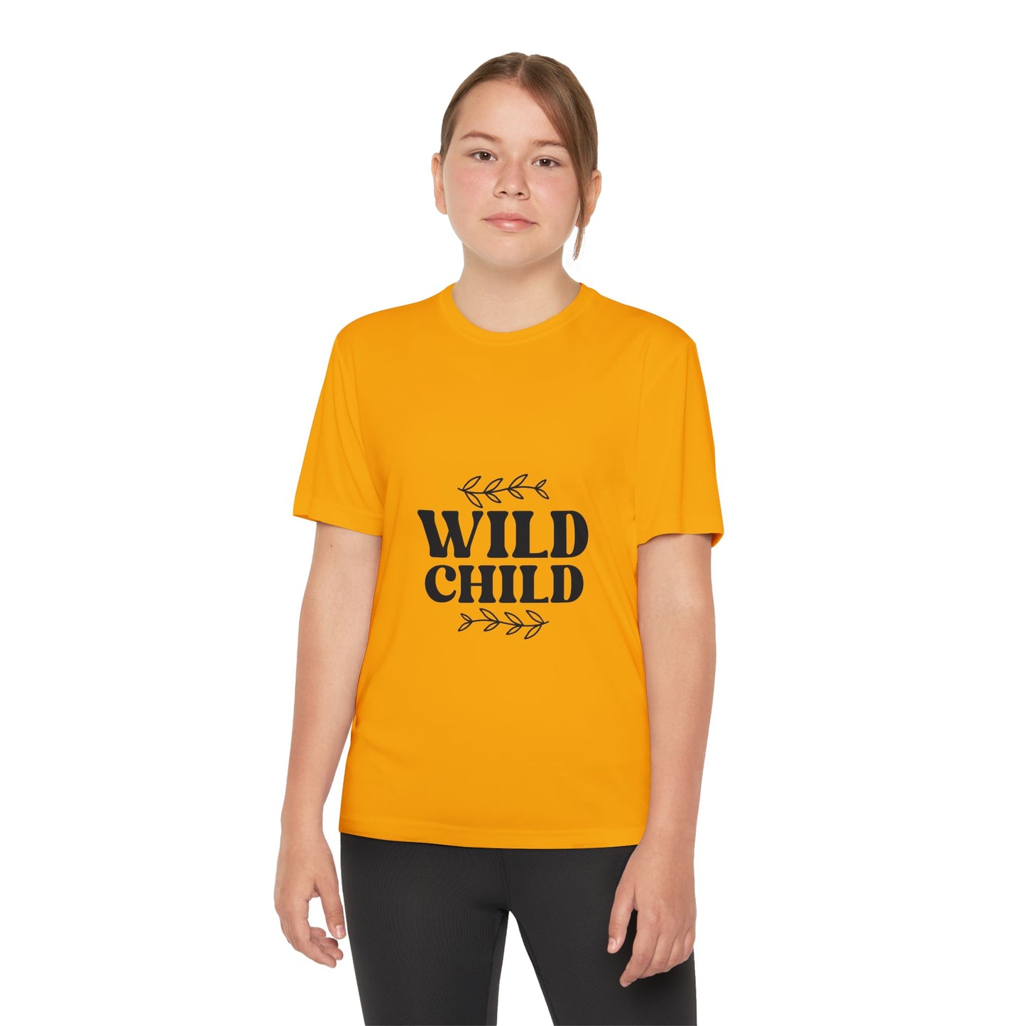 Wild Child -Youth Competitor Tee - Playful Athletic Shirt for Adventurous Kids