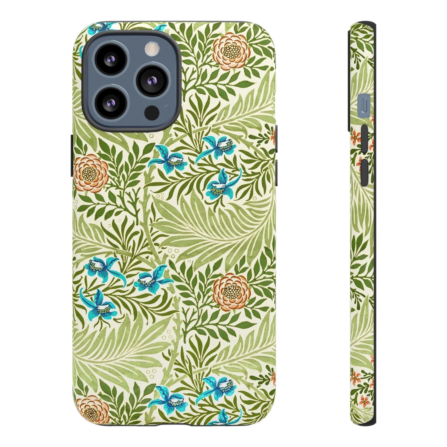 Tough Cases Phone Case, Botanical Print Phone Cover, Floral Smartphone Accessory, Nature-Inspired Tech Gear, Gift for Plant Lovers