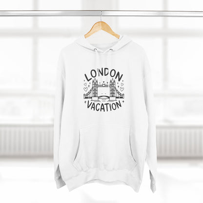 London's Vacation Trendy Three-Panel Fleece Hoodie