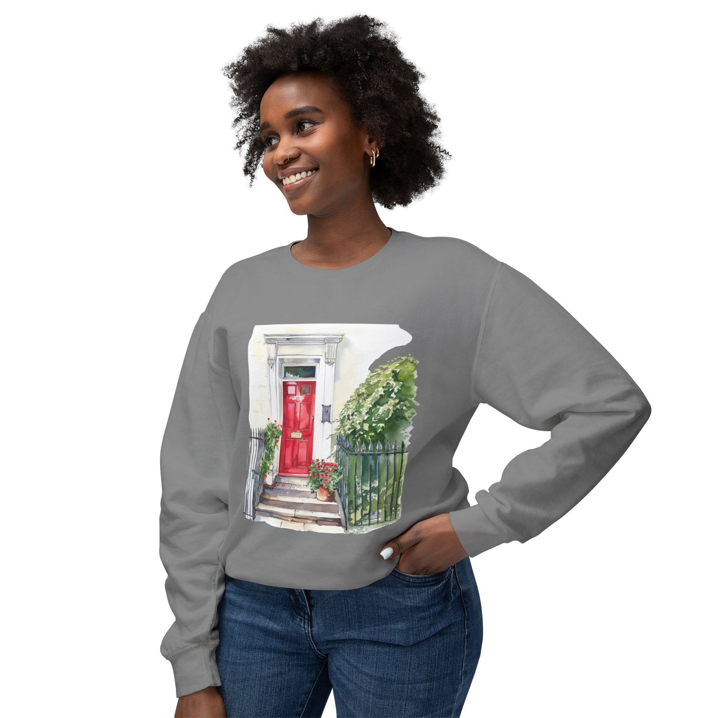 Unisex Lightweight Crewneck Sweatshirt - British Nature