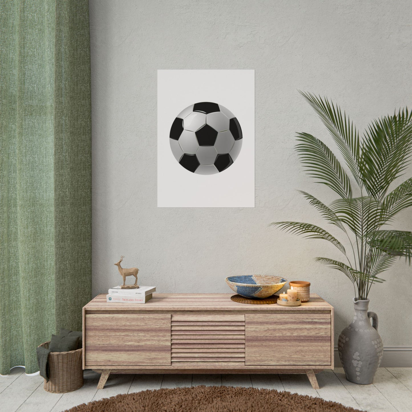 Soccer-Themed Rolled Posters | Perfect for Sports Decor, Game Room, Youth Birthdays, Gifts for Soccer Fans, Wall Art