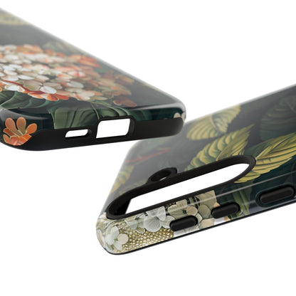 Floral Phone Case - Tough Cases, Nature Lover Gift, Floral Design, Botanical Phone Cover, Stylish Cellphone Accessory, Mother's Day Gift