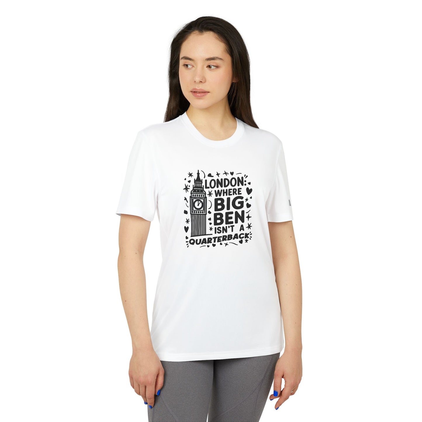 Unisex London Design, Fun Graphic Tee for Adventurers - Big Ben Sport T-Shirt
