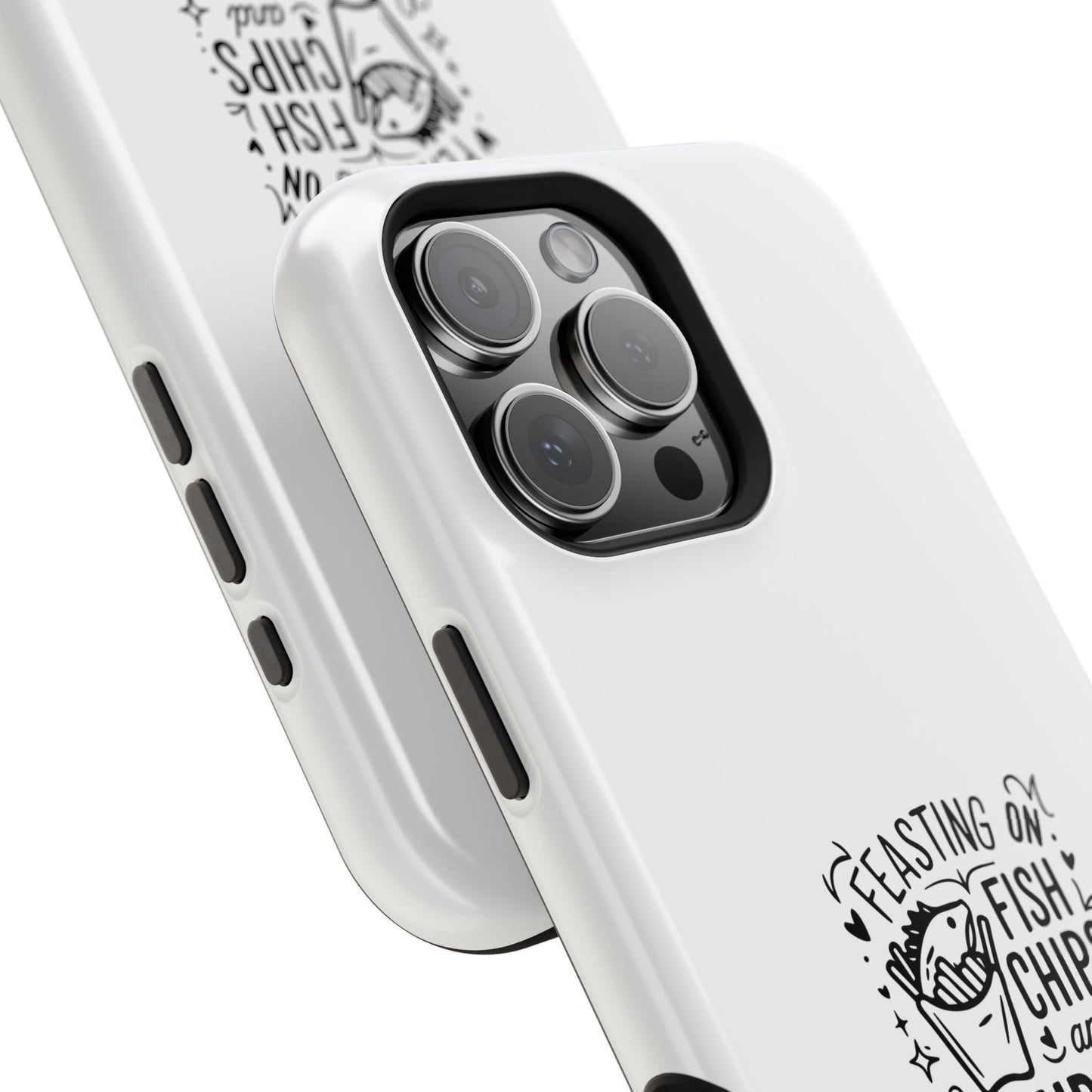 Feasting on Fish & Chips Phone Case, Cute London Inspired Magnetic Tough Case, Unique Gift for Food Lovers, Travel Accessory, British [...]