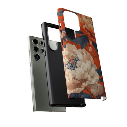 Floral Tough Case, Durable Floral Phone Case, Stylish Protection Case, Gift for Her, Spring Accessories, Mother’s Day Gift
