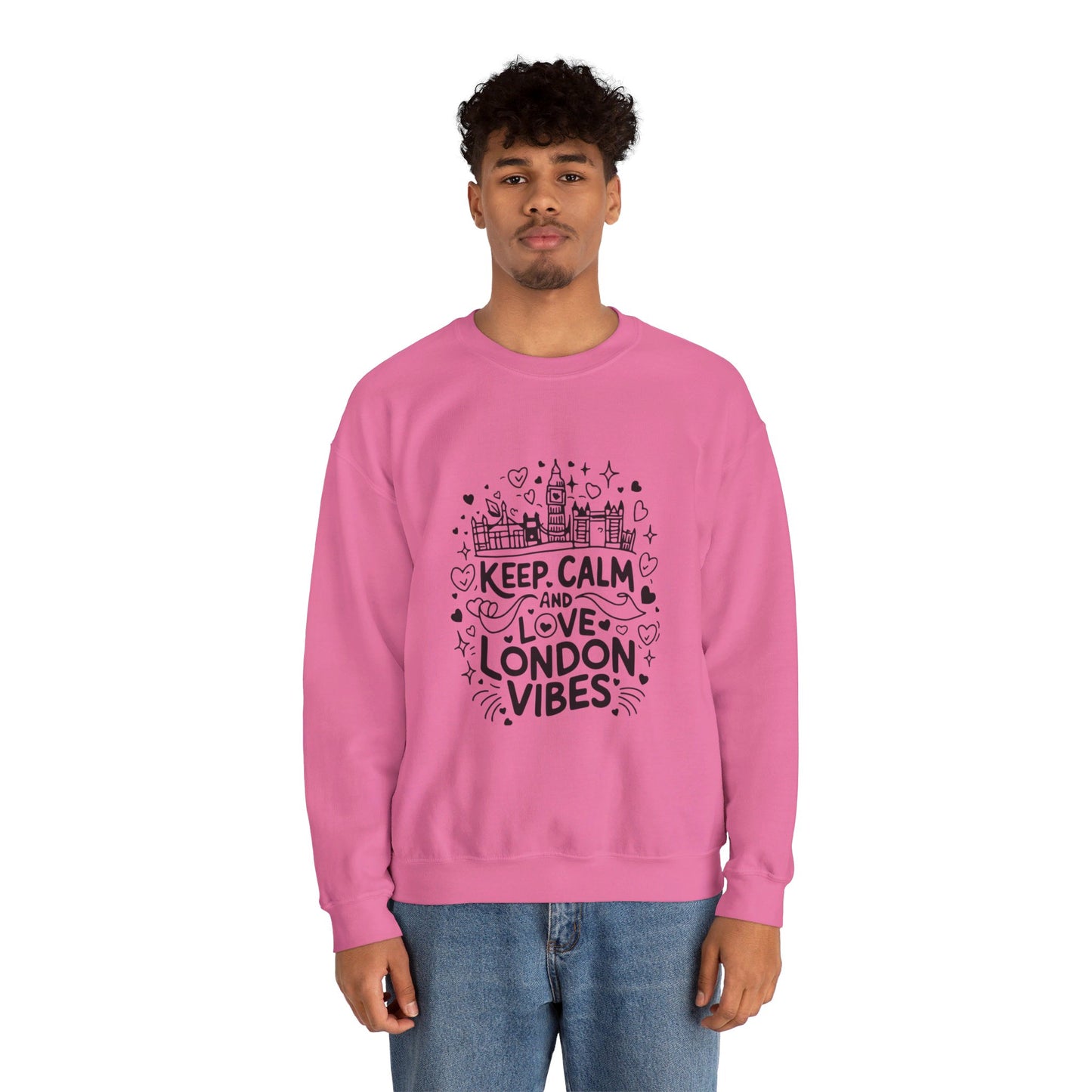 Unisex Heavy Blend™ Crewneck Sweatshirt Trendy - Love London Vibes
