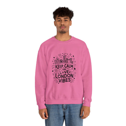 Unisex Heavy Blend™ Crewneck Sweatshirt Trendy - Love London Vibes
