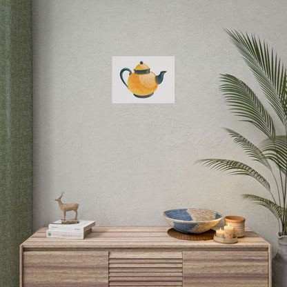 Vintage Tea Pot Rolled Posters