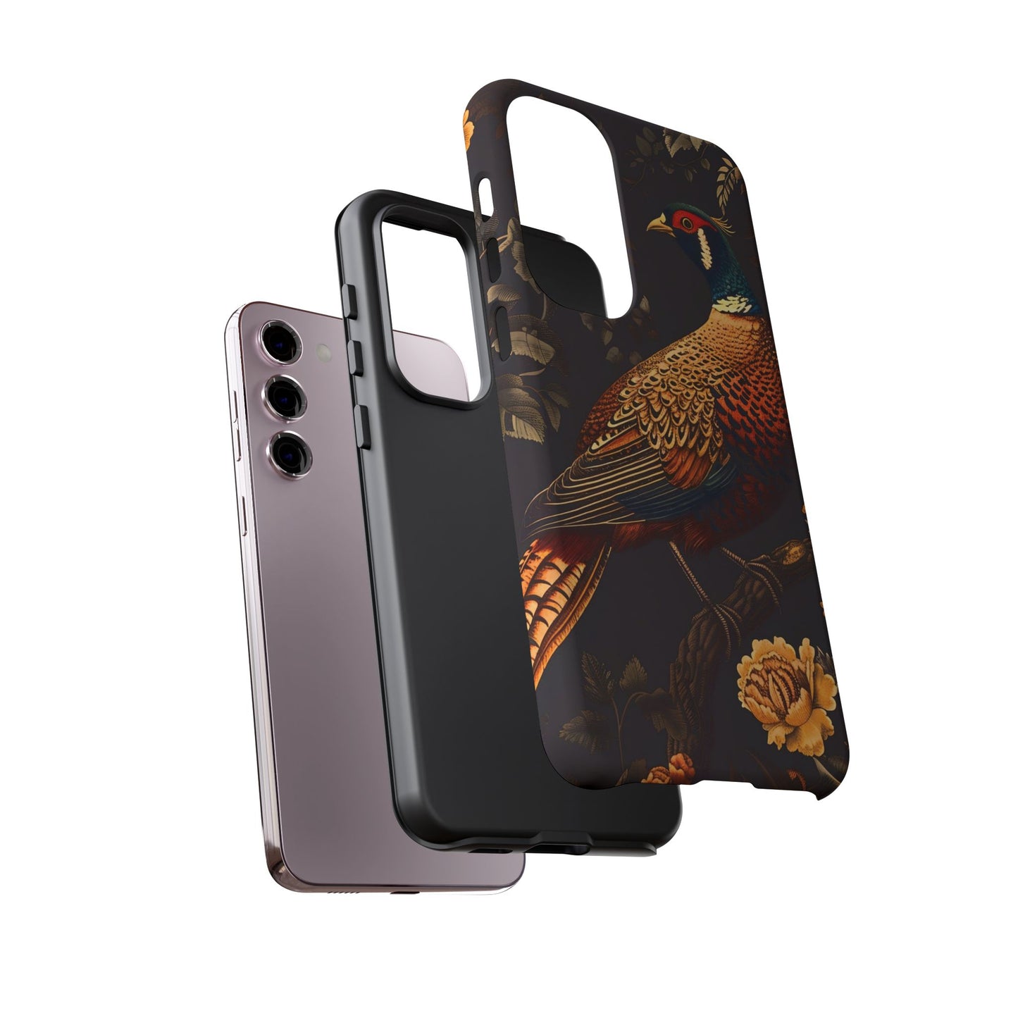 Elegant Bird Phone Case with Floral Design, Tough Phone Cover, Artistic Cell Phone Accessory, Unique Gift for Nature Lovers, Stylish [...]