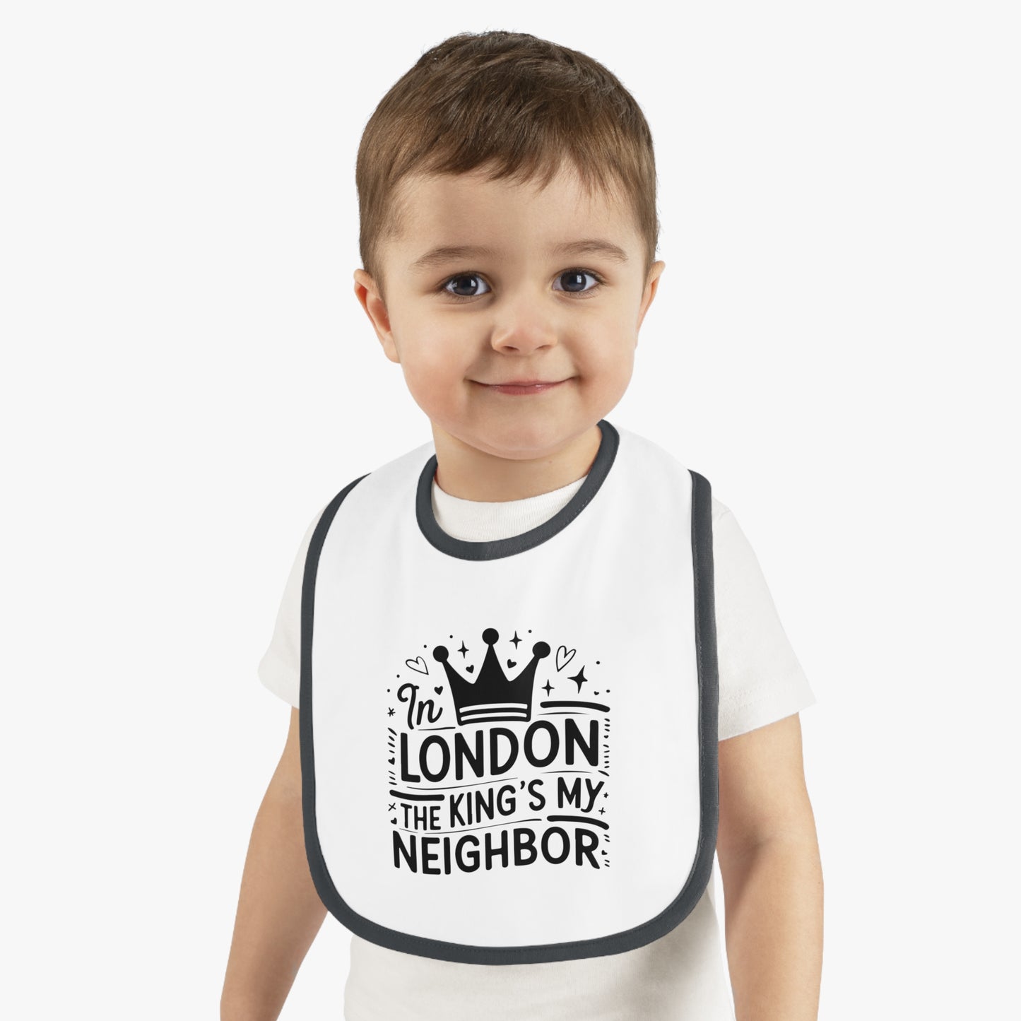 Royal Baby Bib, Cute Baby Bib, London Themed Bib, Newborn Gift, Baby Shower Present