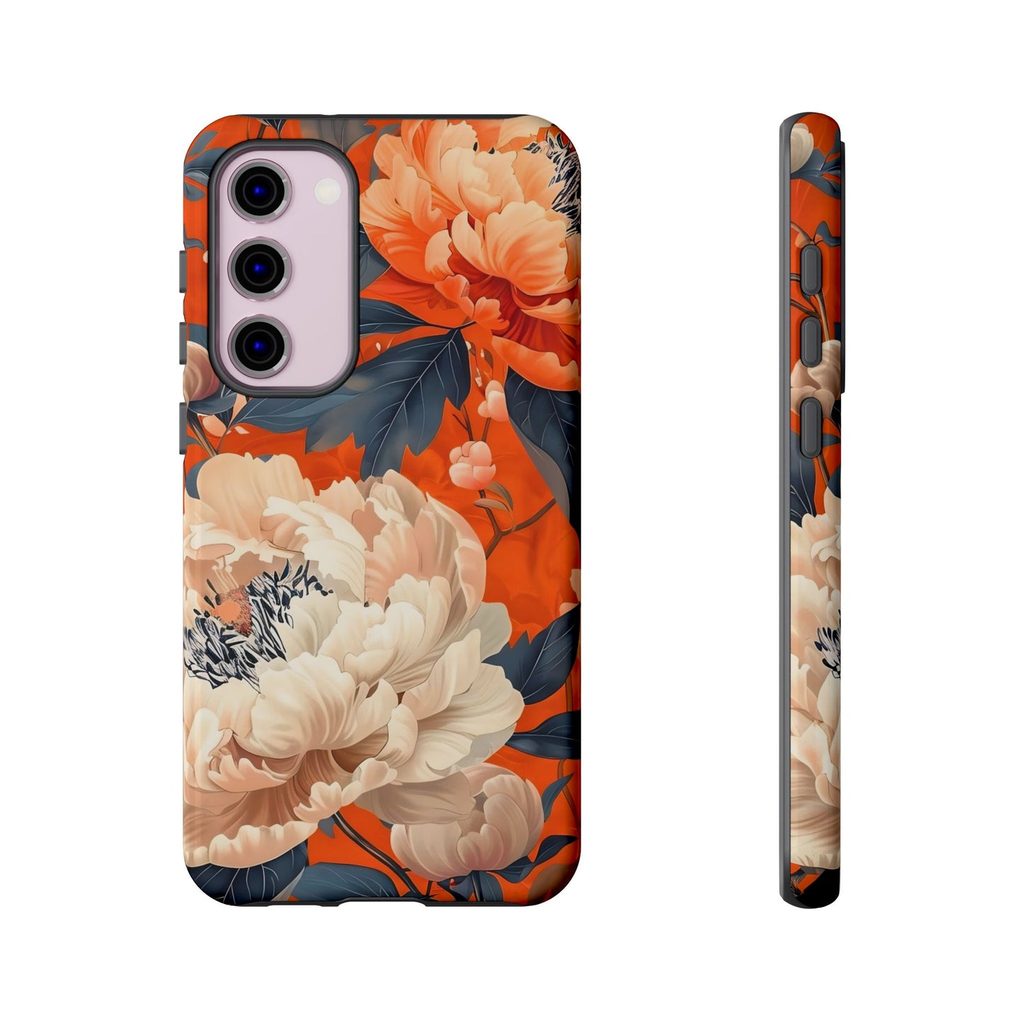 Floral Tough Case, Durable Floral Phone Case, Stylish Protection Case, Gift for Her, Spring Accessories, Mother’s Day Gift